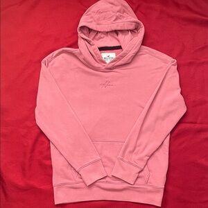 Men Holister Pink Hoodie Size S
